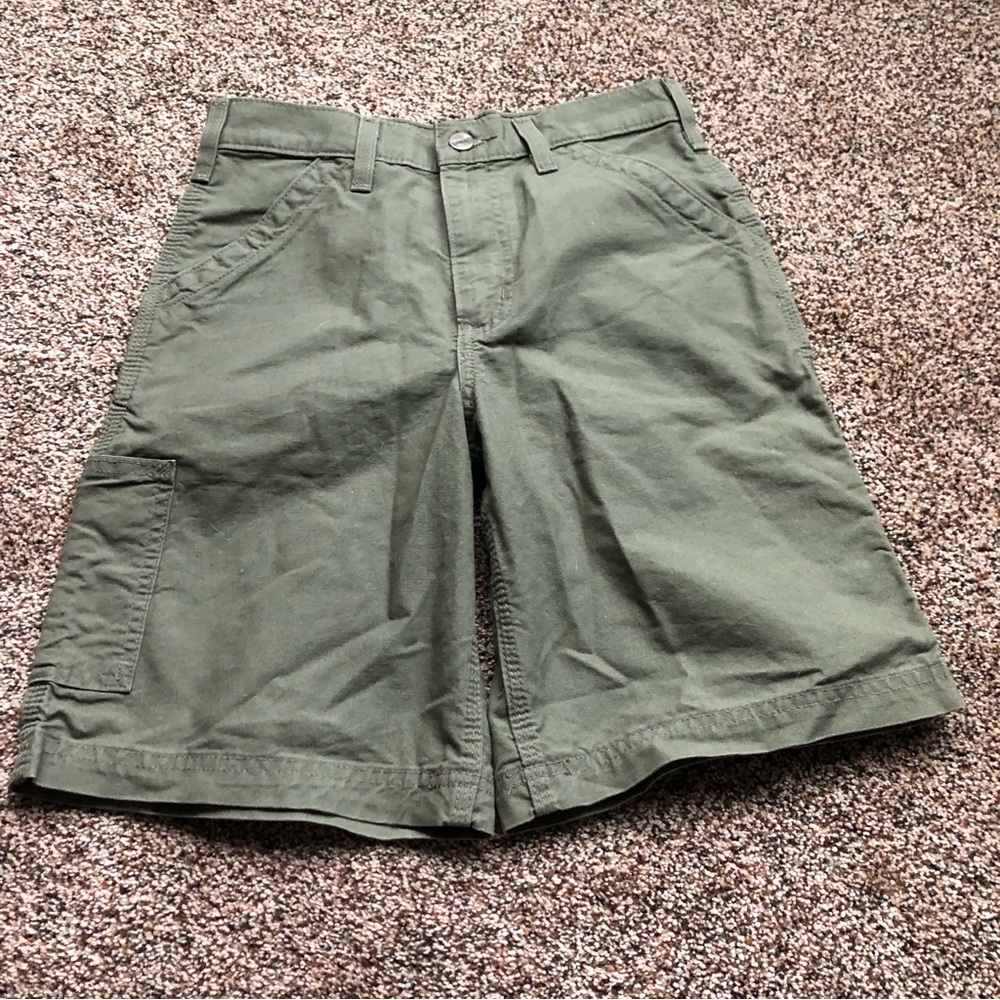 NWT Carhartt Canvas Work Short Boys 12 Regular